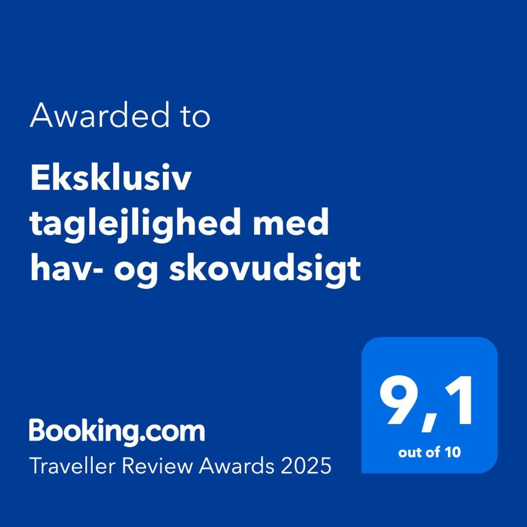Eksklusiv Taglejlighed Med Hav- Og Skovudsigt Risskov 外观 照片